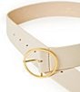 B-Low the Belt 1.75#double; Molly Leather Belt, Color:Bone/Gold - Image 2