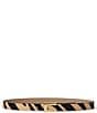 B-Low the Belt Nate Zebra Print Hair-Calf Leather Belt - Image 2