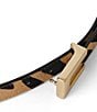 B-Low the Belt Nate Zebra Print Hair-Calf Leather Belt - Image 3