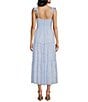 B. Darlin Bustier Bodice Flutter Sleeve Maxi Dress - Image 2