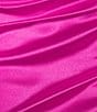 Color:Fuchsia - Image 3 - Cowl Neck Bodycon Midi Dress
