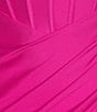 B. Darlin Cowl Neck Corseted Lace Up Back Dress - Image 4