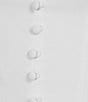 B. Darlin Cuffed Neckline Sleeveless Partial Button Front Fit And Flare Dress, Color:White - Image 3