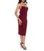 B. Darlin Drape Neck Bodycon Midi Dress - Image 3