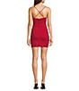 B. Darlin Drape Scoop Neck Sleeveless Corseted Shirred Dress - Image 2