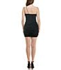 Color:Black/Silver - Image 2 - Glitter One Shoulder Bodycon Mini Dress