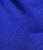 Color:Sapp Blue - Image 4 - Halter Surplus Back Strap Detail Side Shirring Long Dress