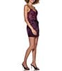 B. Darlin Illusion Corseted Twist Front Bodycon Dress - Image 3