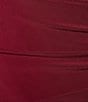 Color:Wine - Image 4 - One-Shoulder Exposed Back Slit Hem Long Dress