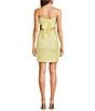 B. Darlin Pattern Sequin Bow Back Bodycon Dress - Image 2