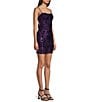 B. Darlin Pattern Sequin Bow Back Bodycon Dress - Image 3