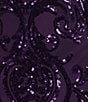 B. Darlin Pattern Sequin Bow Back Bodycon Dress - Image 4