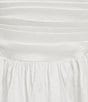 B. Darlin Plus Size Taffeta Strapless Pleated Bubble Hem Dress, Color:Off-White - Image 4