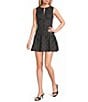 B. Darlin Polka Dot V-Neck Front Tie Ruffle Dress - Image 1