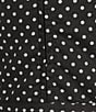 B. Darlin Polka Dot V-Neck Front Tie Ruffle Dress - Image 3