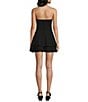 B. Darlin Scuba Crepe Strapless Bow Front Dress - Image 2