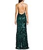 B. Darlin Sequin Embellished V-Neck Dress - Image 2