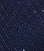 B. Darlin Sequin Embellished V-Neck Keyhole Front A-Line Mini Dress - Image 4