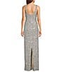 B. Darlin Sequin Keyhole Front Fitted Dress - Image 2