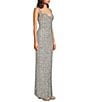 B. Darlin Sequin Keyhole Front Fitted Dress - Image 3