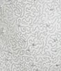 B. Darlin Sequin Pearl Sleeveless Square Neck Fitted Dress, Color:Off White - Image 4