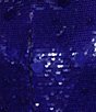 B. Darlin Sequined V-Neck X-Back Bodycon Dress - Image 4