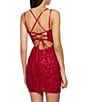 B. Darlin Sleeveless Beaded Sequin Bodycon Dress - Image 2
