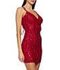 B. Darlin Sleeveless Beaded Sequin Bodycon Dress - Image 3