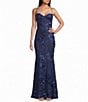 B. Darlin Sleeveless Bustier-Bodice Long Dress - Image 1