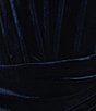 B. Darlin Sleeveless Corseted Front-Drape-Detailed Velvet Dress - Image 4