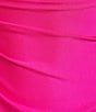 B. Darlin Sleeveless Wide Strap Bustier Lace Up Back Dress, Color:Neon Pink - Image 4