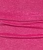 Color:Fuchsia - Image 4 - Slinky Knit Cowl Neck Spaghetti Strap Open Back Shirred Long Dress