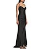 B. Darlin Spaghetti Strap Corset Side Shirred Long Dress - Image 6