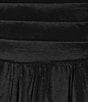 B. Darlin Spaghetti Strap Shirred Bubble Dress, Color:Black - Image 4