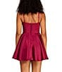 B. Darlin Square Neck Bow Back Dress - Image 3