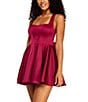 B. Darlin Square Neck Bow Back Dress - Image 4
