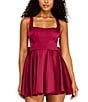 B. Darlin Square Neck Bow Back Dress - Image 5