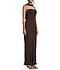 B. Darlin Strapless Attached Scarf Drape Back Maxi Dress - Image 3