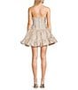 B. Darlin Strapless Bow-Accented Brocade Dress - Image 2