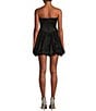 Color:Black - Image 2 - Strapless Bustier Bodice Bubble Skirt Dress