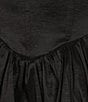 Color:Black - Image 4 - Strapless Bustier Bodice Bubble Skirt Dress