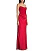 B. Darlin Strapless Corseted Bodice Godet Inset Dress - Image 3