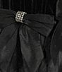 B. Darlin Strapless Corseted Bow-Accented Ruffle Hem Dress - Image 4