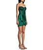 B. Darlin Strapless Corseted Faux Wrap Dress - Image 3