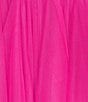 Color:Neon Fuchsia - Image 4 - Sweetheart Neck Corset Ruffle Front Slit Long Dress