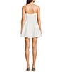 B. Darlin Sweetheart Neck Notched Corset Fit And Flare Dress, Color:Off-White - Image 2