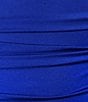 Color:Elect Blue - Image 4 - Wide Tank V-Neck Criss Cross Lace-Up Back Strap Bodycon Dress