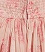 B. Darlin Wide Tie Strap Floral Printed Midi Dress, Color:Blush/Coral - Image 3