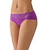 Wacoal b.tempt'd by Wacoal B. Bare Hipster Panty, Color:Sparkling Grape - Image 3