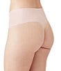 Wacoal b.tempt'd by Wacoal b.bare High Waisted Thong, Color:Rose Smoke - Image 2